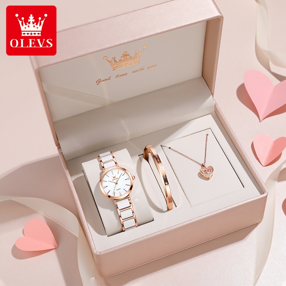 Luxury Watch Deals - OLEVS Women Watch 5877 Luxury Elegant