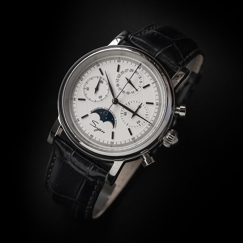 Sugess Mechanical Men Watch Or - Moonphase Complication Watch 评论和价格