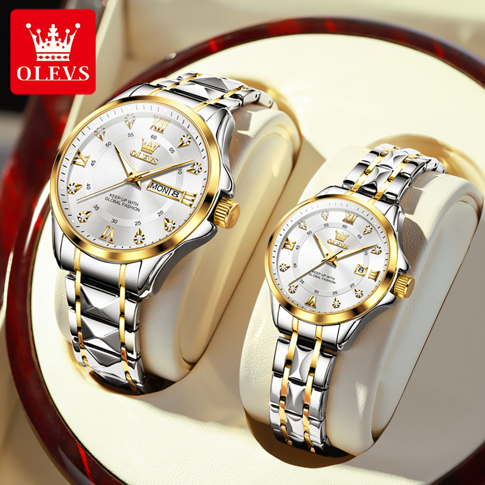 OLEVS 2906 Couple Watch Origin - Luxury Watch Life 评论和价格
