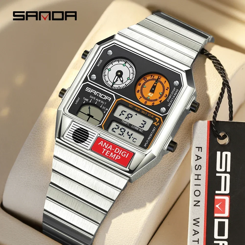 SANDA 3192 Fashion Unisex Watc - Minute Repeater Watch 评论和价格