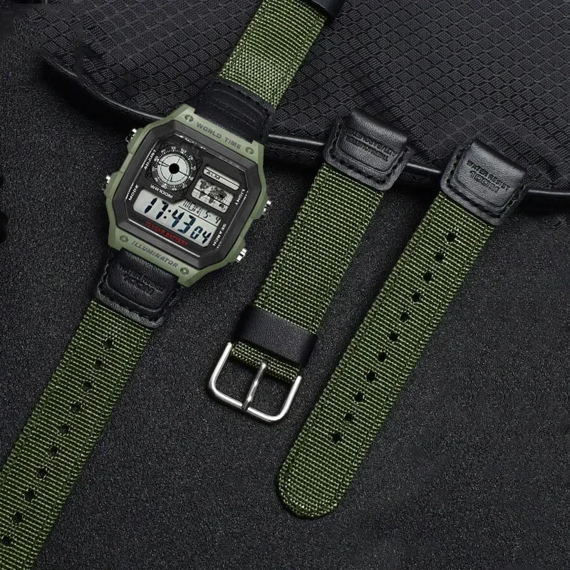 18mm Nylon Watch Strap for Cas - Luxury Watch Casio 评论和价格