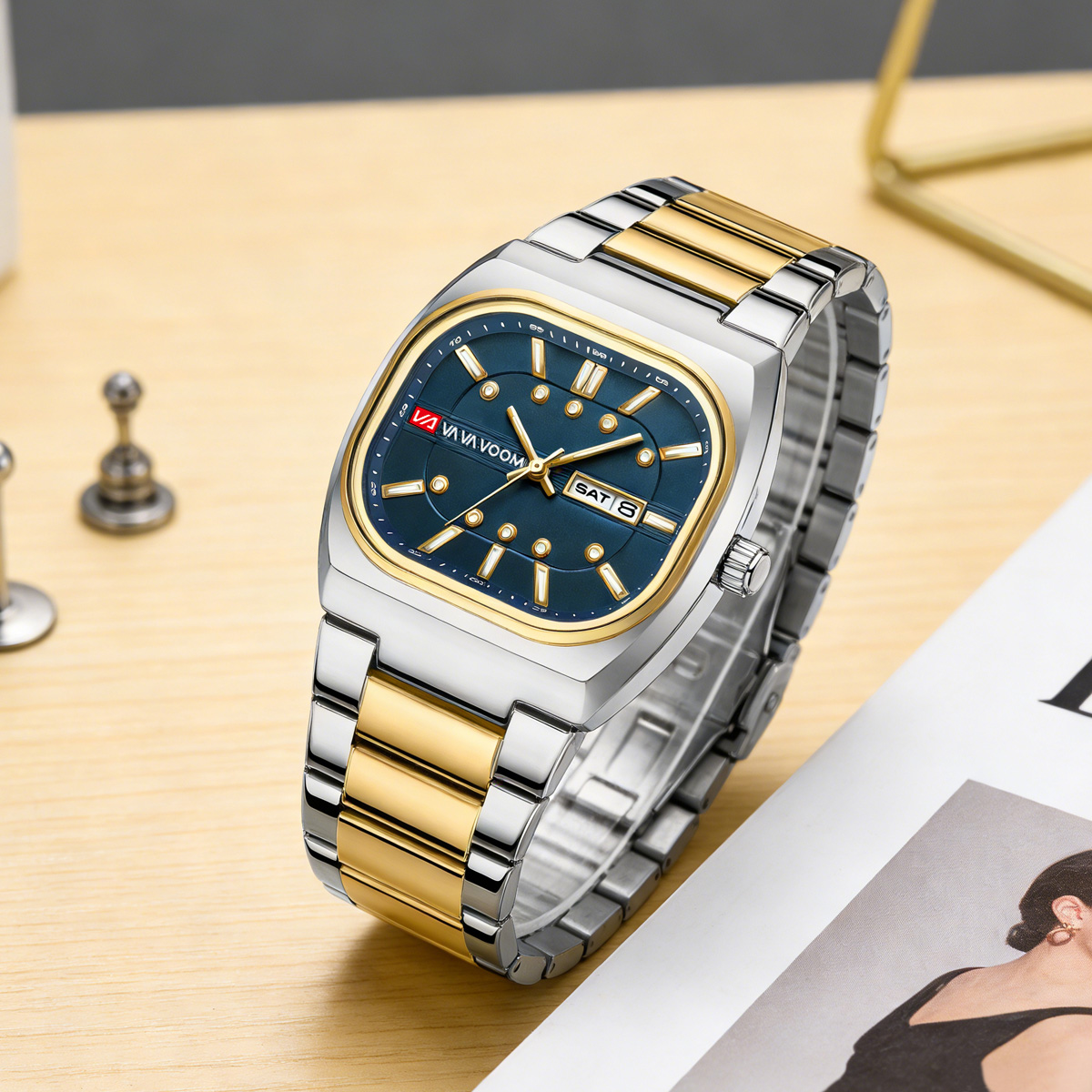 Square New Unique Design Steel - Luxury Watch Unique 评论和价格