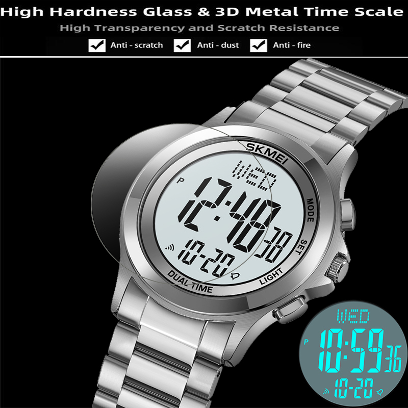 Skmei Mens Led Chronograph Bra - Minute Repeater Watch 评论和价格