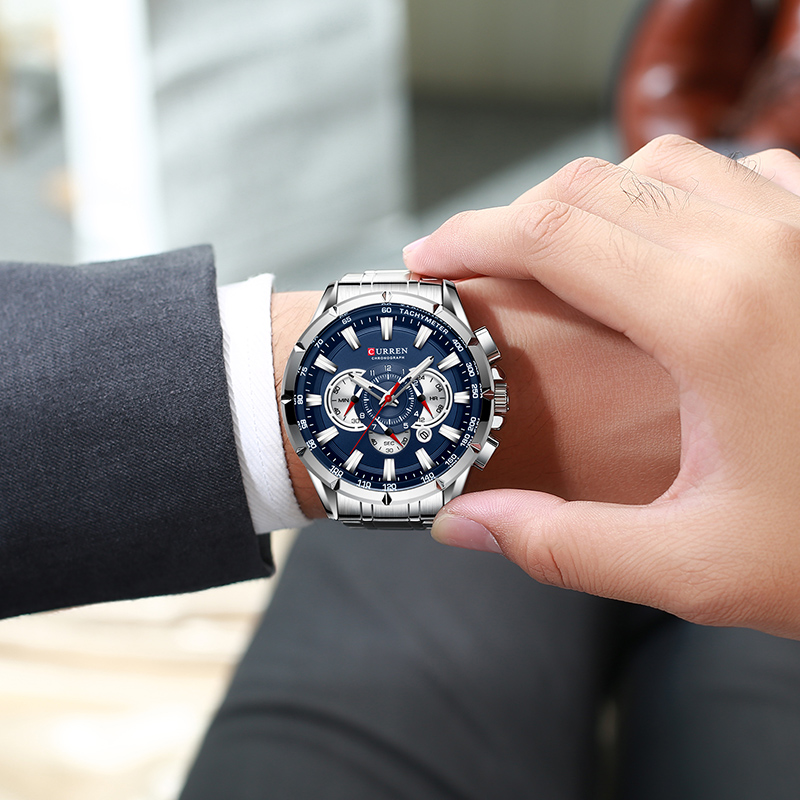 CURREN Wrist Watch Men Waterpr - Luxury Watch Life 评论和价格