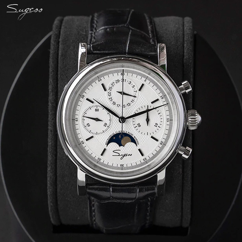 Sugess Men Watch Original Move - Moonphase Complication Watch 评论和价格