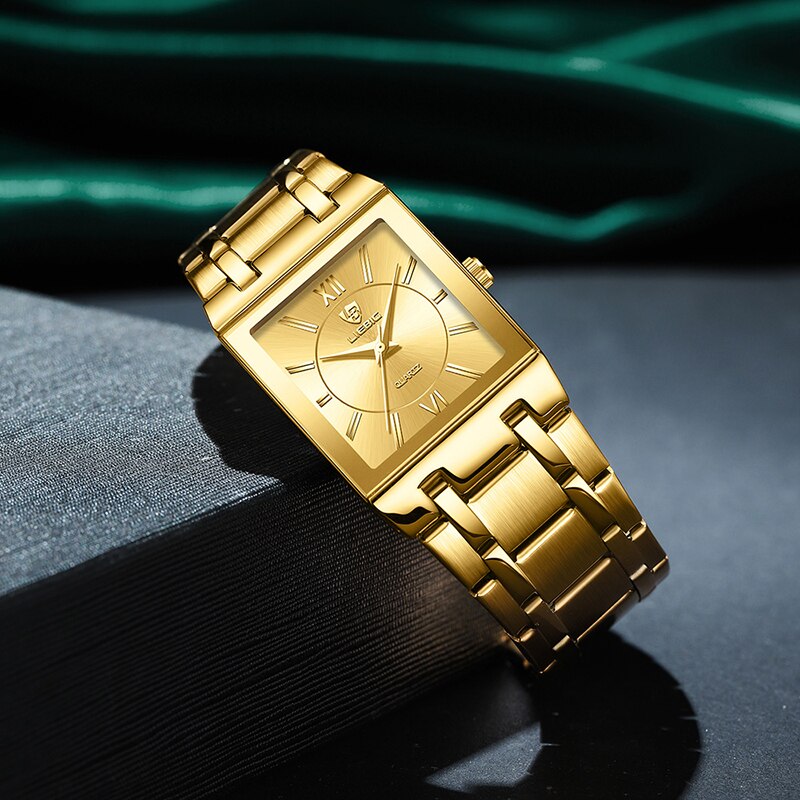 LiEBIG Luxury Golden Quartz Wr - Luxury Watch Life 评论和价格