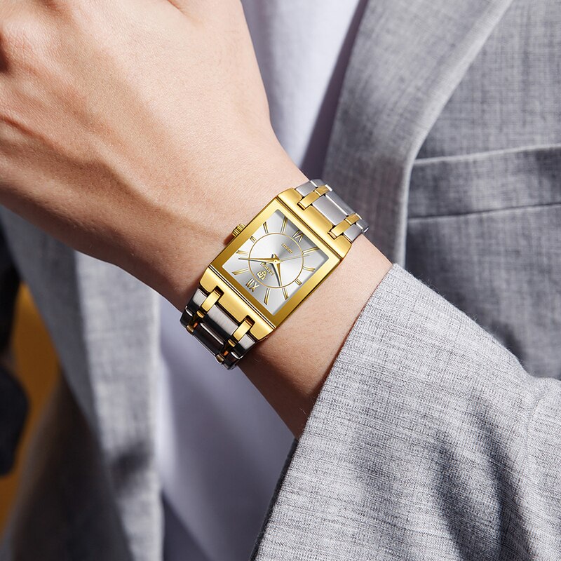 LiEBIG Luxury Golden Quartz Wr - Luxury Watch Life 评论和价格