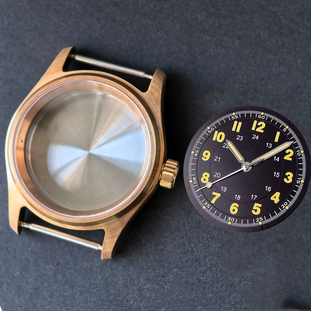 Vintage 36mm Real Cusn8 Bronze - Bronze Case Watch 评论和价格