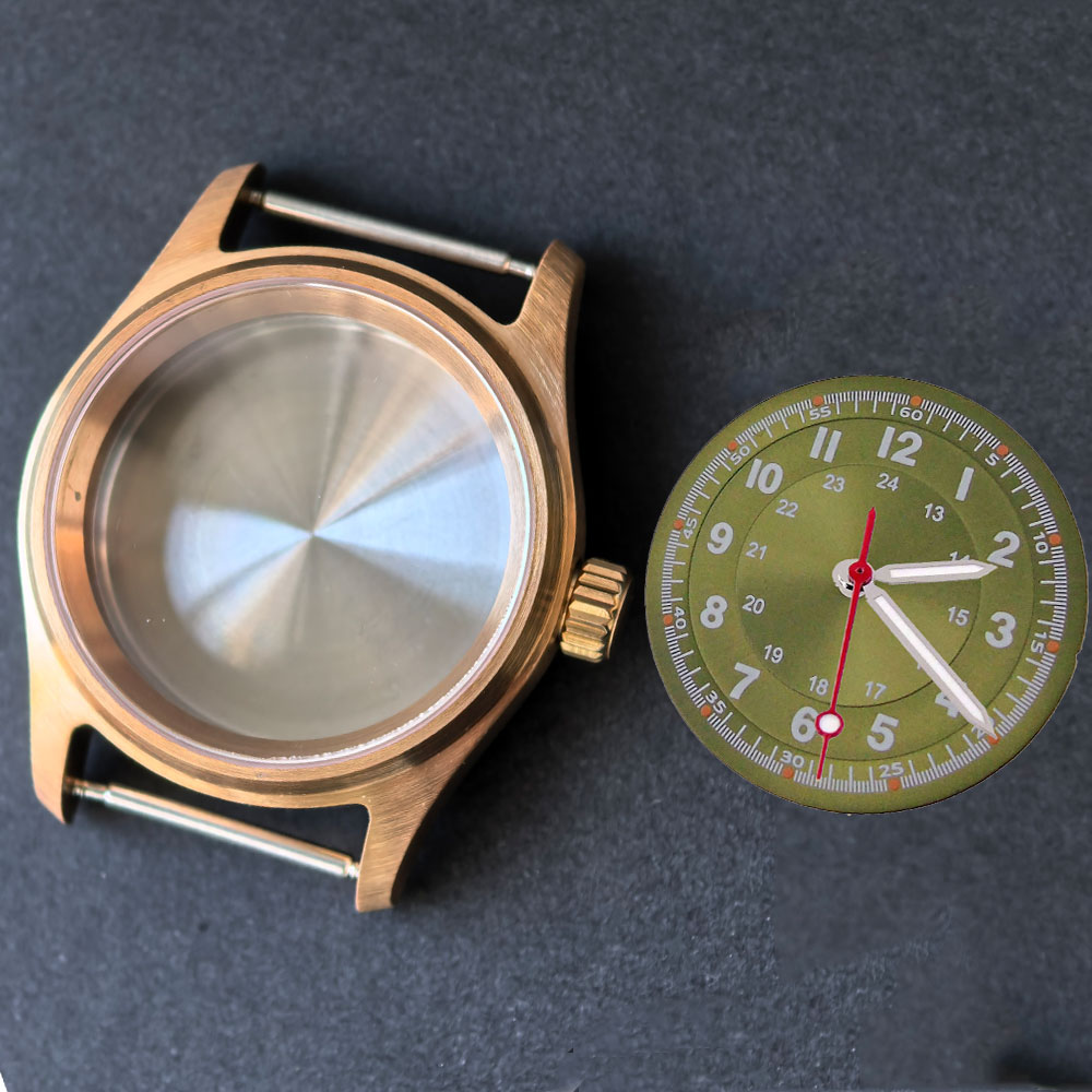 Vintage 36mm Real Cusn8 Bronze - Bronze Case Watch 评论和价格