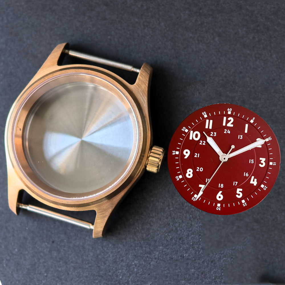 Vintage 36mm Real Cusn8 Bronze - Bronze Case Watch 评论和价格