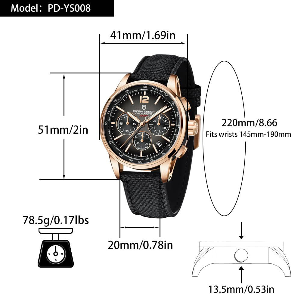 PAGANI DESIGN New Mens Watch 4 - Luxury Watch Deals 评论和价格