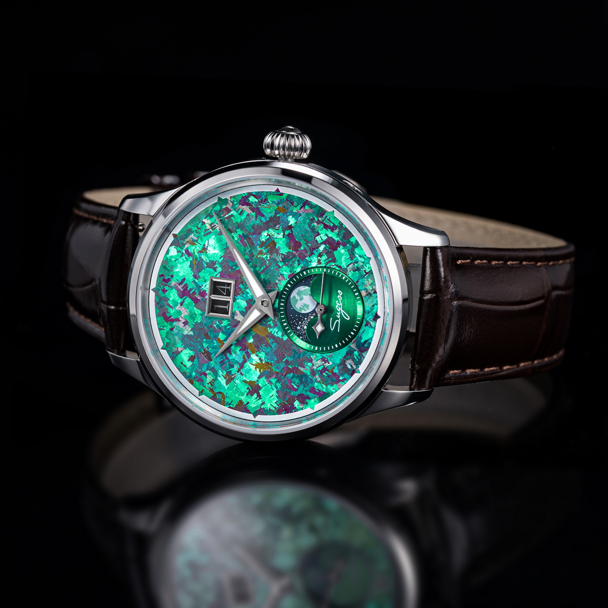 Sugess Watch of Men Moonphase  - Moonphase Complication Watch 评论和价格