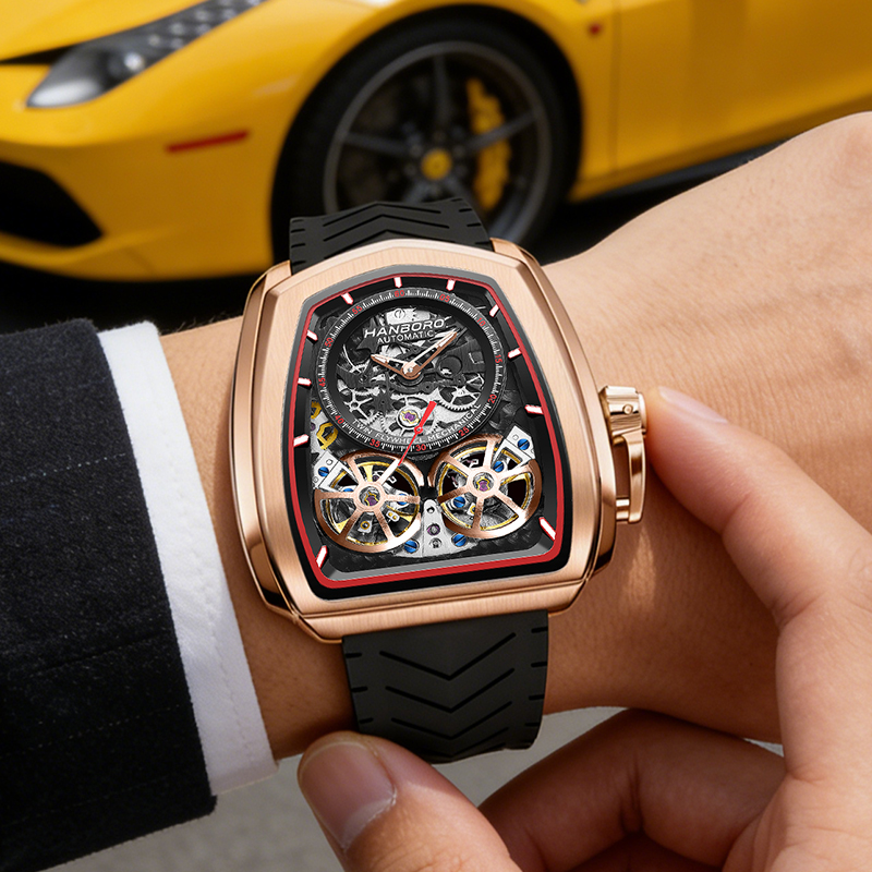 Double Flying Wheel Hollow Wat - Minute Repeater Watch 评论和价格