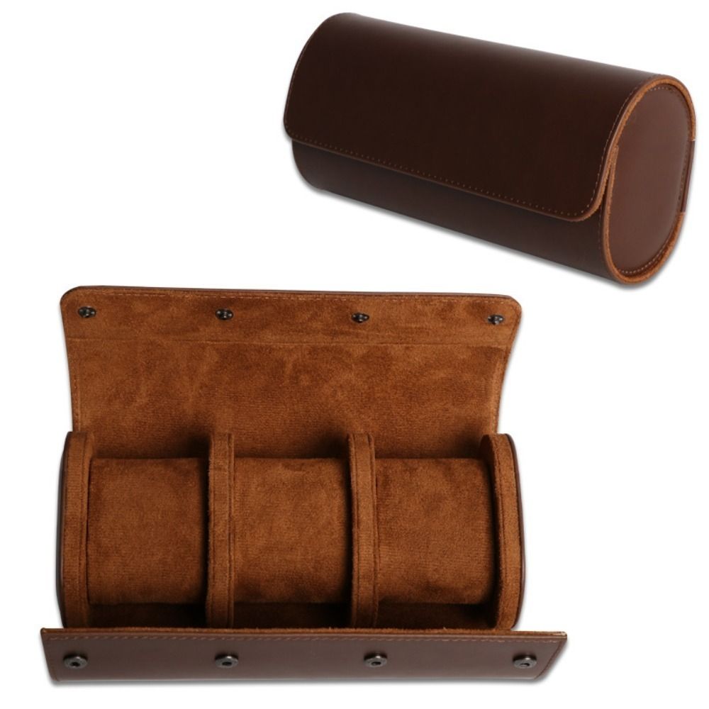 Vintage PU Leather Watch Trave - Luxury Watch Stand 评论和价格