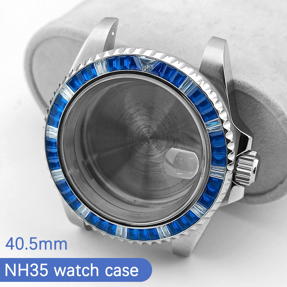 40.5MM NH35 Movement Metal Wat - Bronze Case Watch 评论和价格