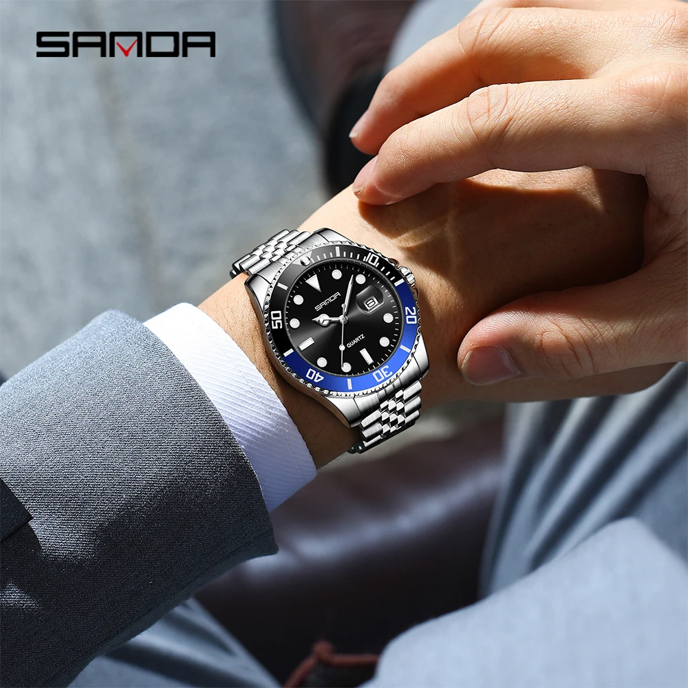 SANDA 1099 Fashion Luxury Men' - Luxury Watch Shop 评论和价格