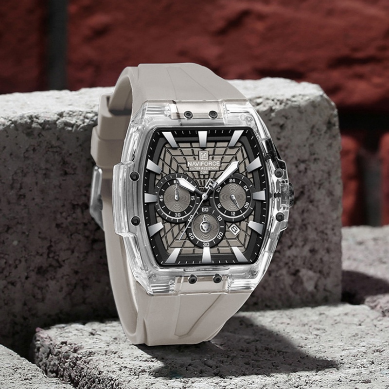 NF6113 NAVIFORCE Men's Multifu - Minute Repeater Watch 评论和价格