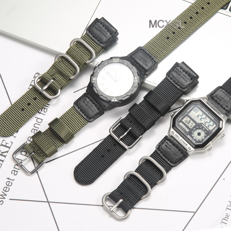 18mm Nylon Watch Strap for Cas - Luxury Watch Casio 评论和价格
