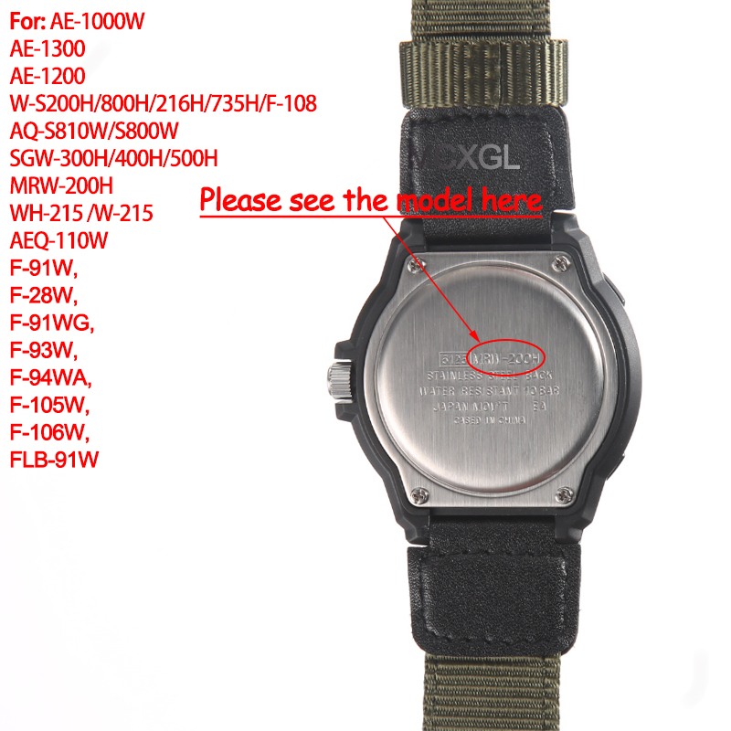 18mm Nylon Watch Strap for Cas - Luxury Watch Casio 评论和价格