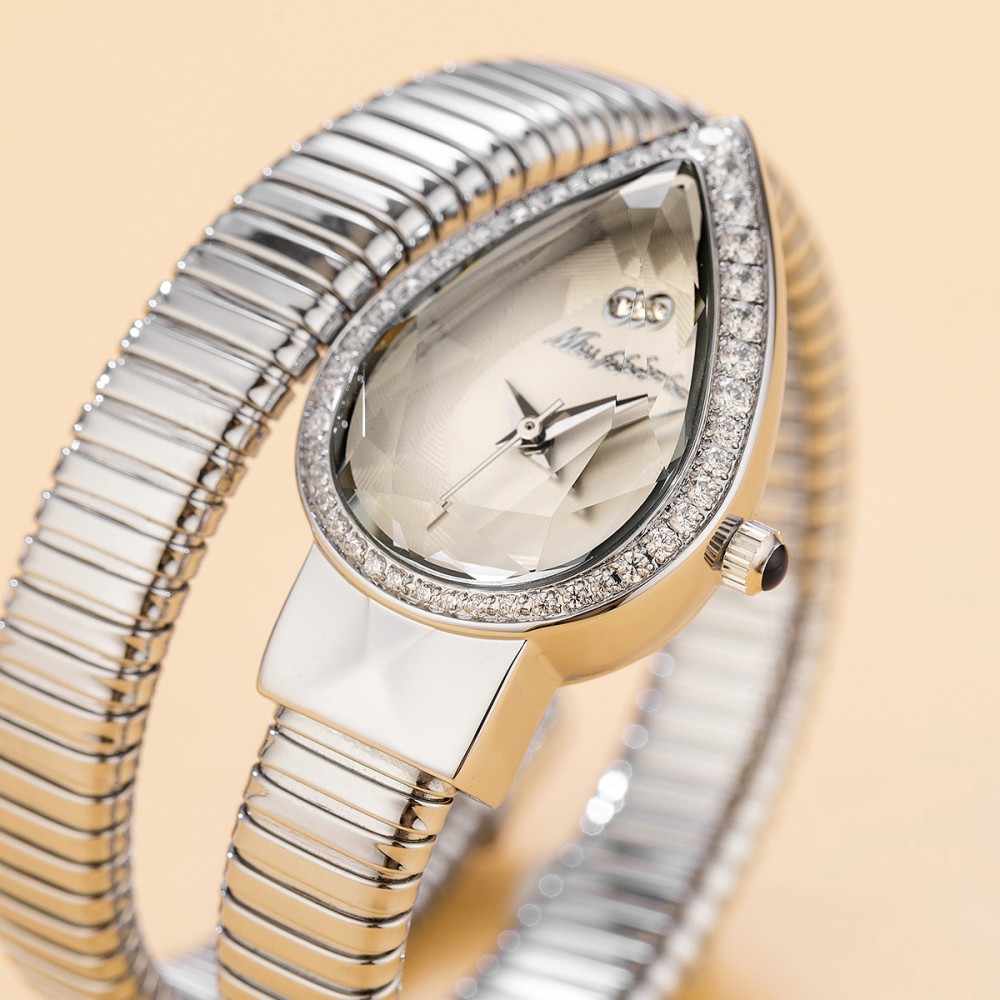 MISSFOX Snake Shape Diamond Wa - Luxury Watch Unique 评论和价格