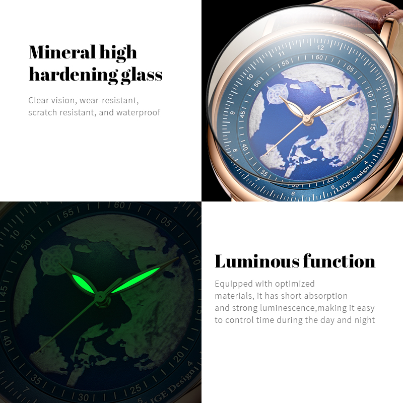 LIGE 2026 New Top Brand Luxury - Luxury Watch Unique 评论和价格
