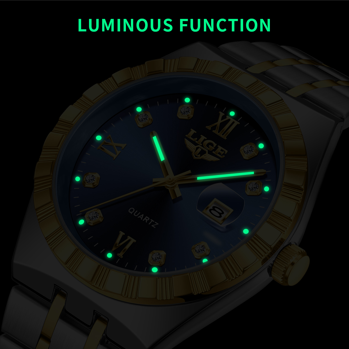 LIGE Business Men Watches Top  - Luxury Watch Brand 评论和价格