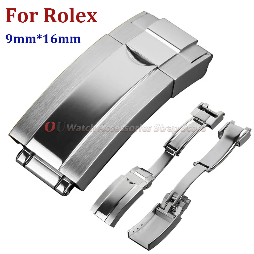 9mmx16mm Stainless Steel Deplo - Luxury Watch Unique 评论和价格