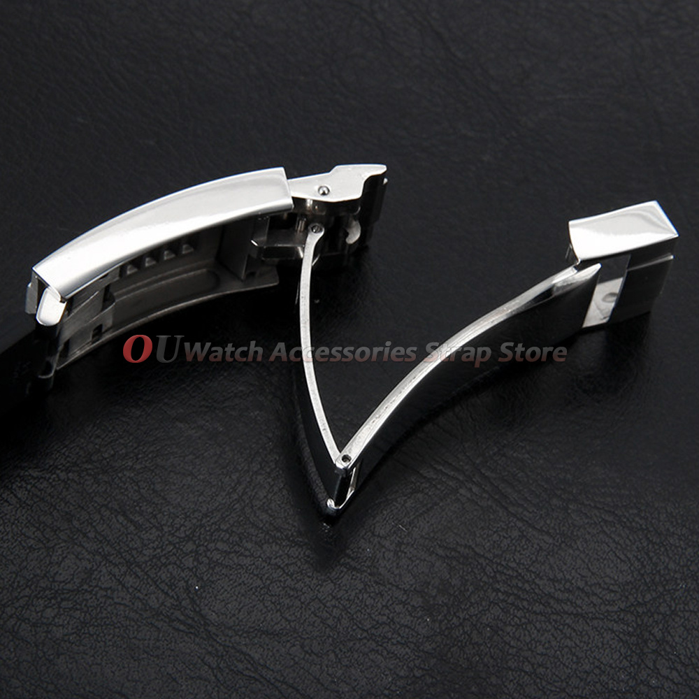 9mmx16mm Stainless Steel Deplo - Luxury Watch Unique 评论和价格