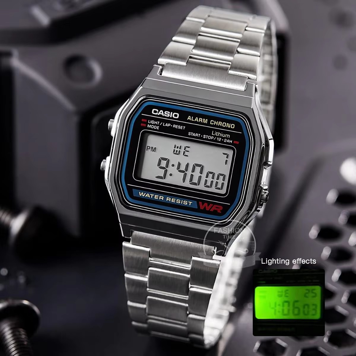 Casio Watch Silver Watch Men S - Luxury Watch Casio 评论和价格
