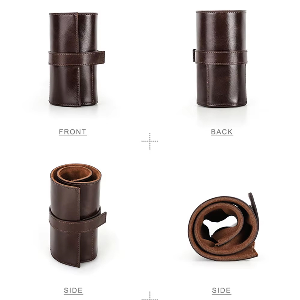 100% Genuine Cowhide Leather W - Luxury Watch Stand 评论和价格